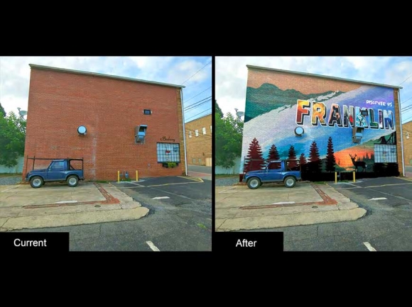 Adding public art in Franklin is just one of many ideas presented during public comment into the town’s Comprehensive Land Use Plan. Donated photo