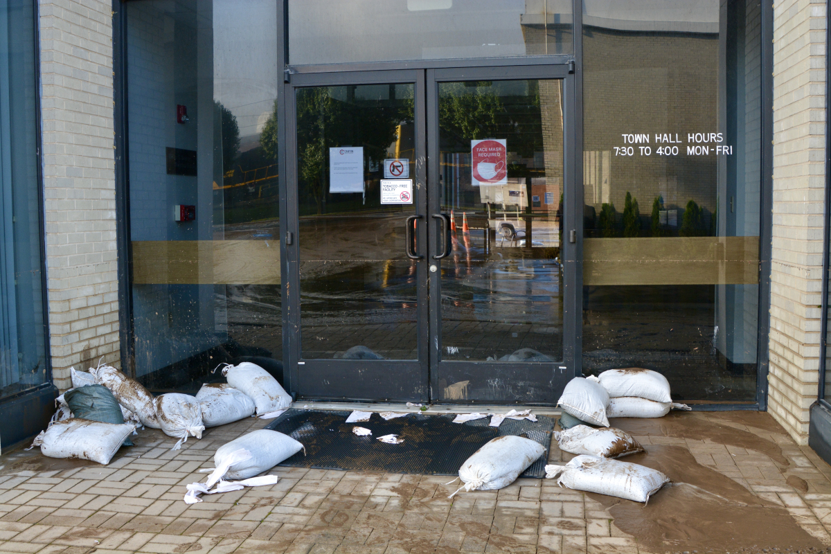 Canton&#039;s town hall is one of five major municipal assets rendered obsolete by flooding in 2021.