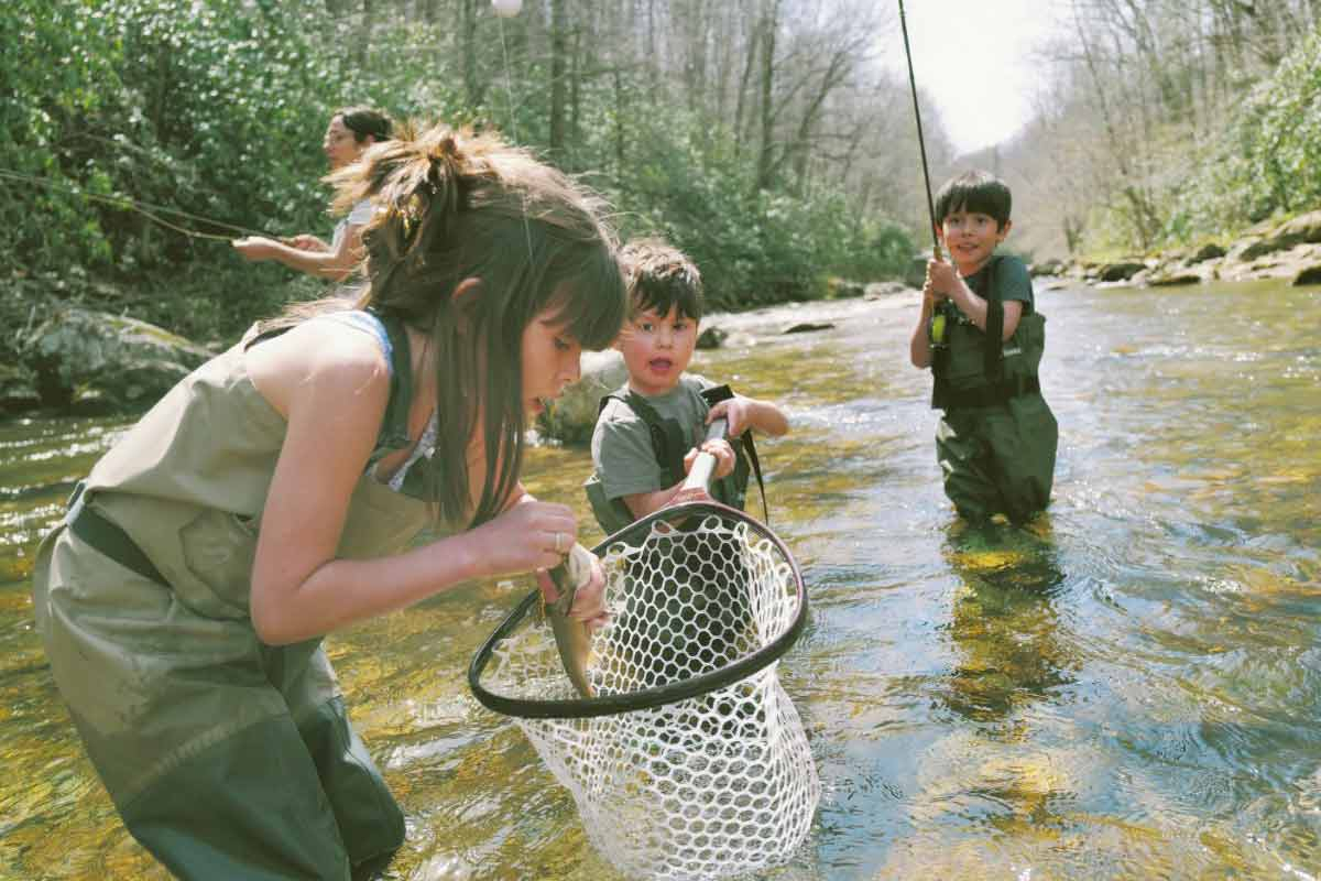 ‘Kids Fishing Days’ in the Cherokee National Forest