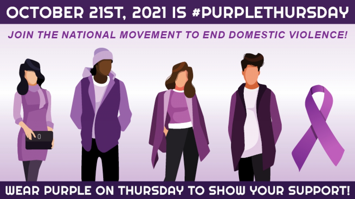 Wear Purple Day on Oct. 21