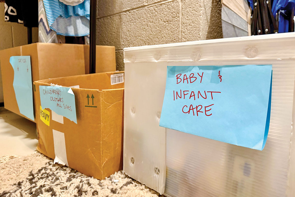 Food, clothes and hygiene products are provided free of charge to some of the region’s most vulnerable residents. Cory Vaillancourt photo