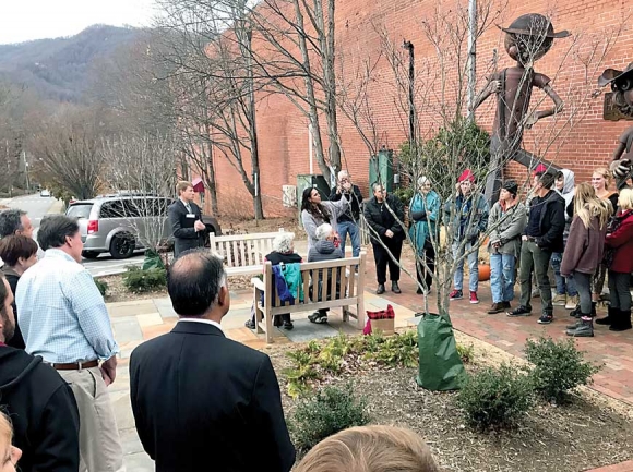 Tree planted in memory of Riley Howell