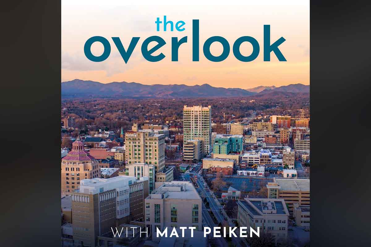 The Overlook, a daily podcast about Asheville’s news and arts scene, debuted this week. (Matt Peiken photo)