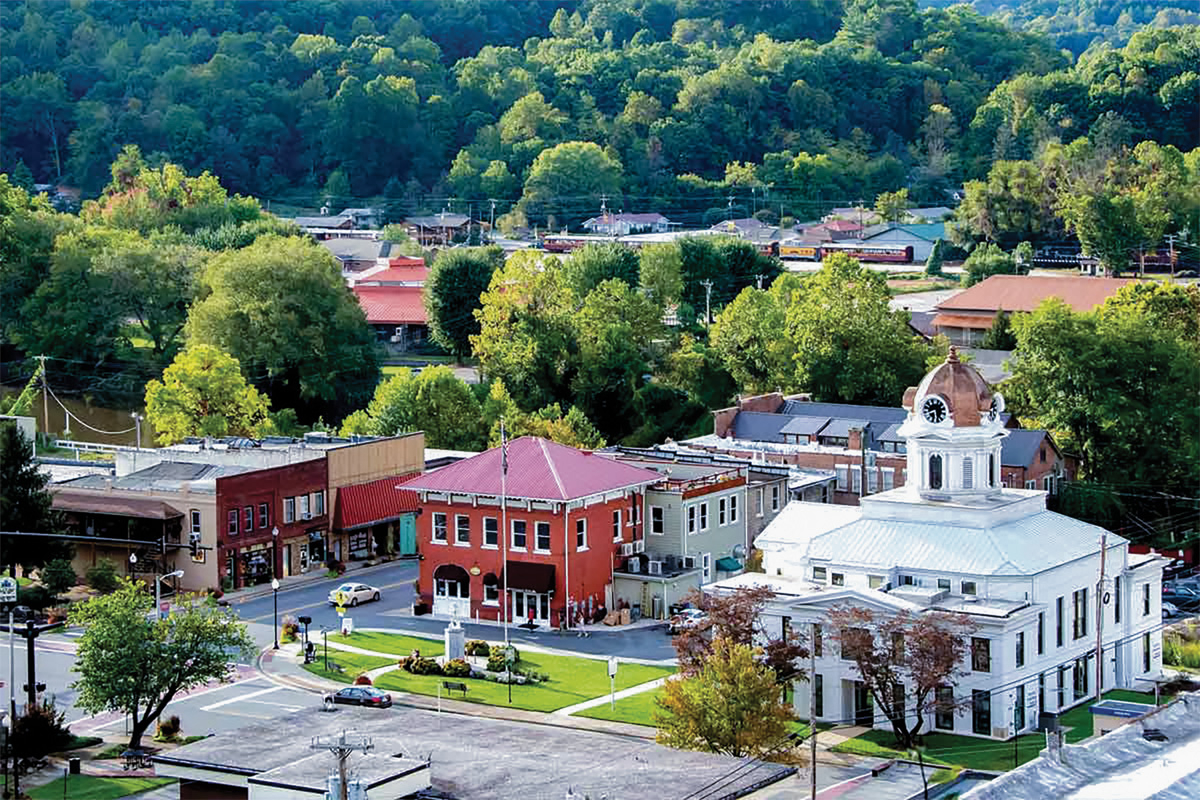Downtown Bryson City.