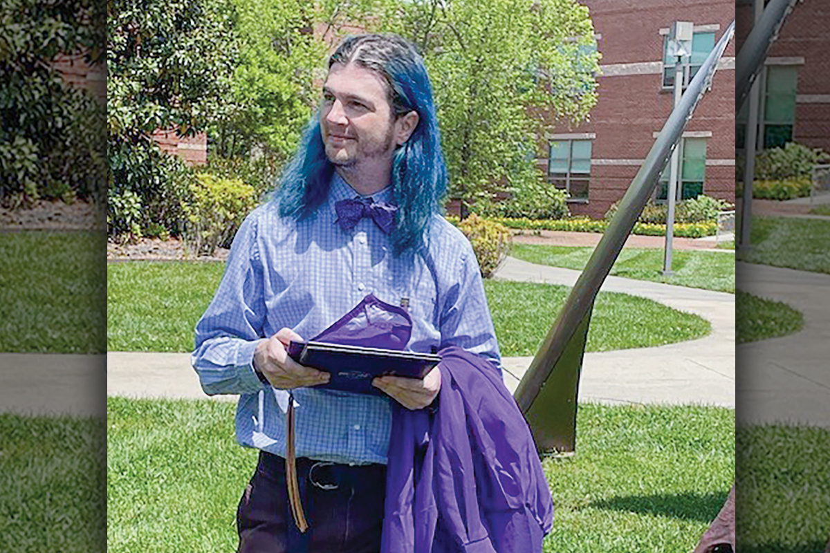 Zachary J. Schneider, a resident of Asheville who graduated from WCU in 2023 with a bachelor’s degree in art, died Aug. 17, 2024, from complications related to cancer treatment. Donated photo