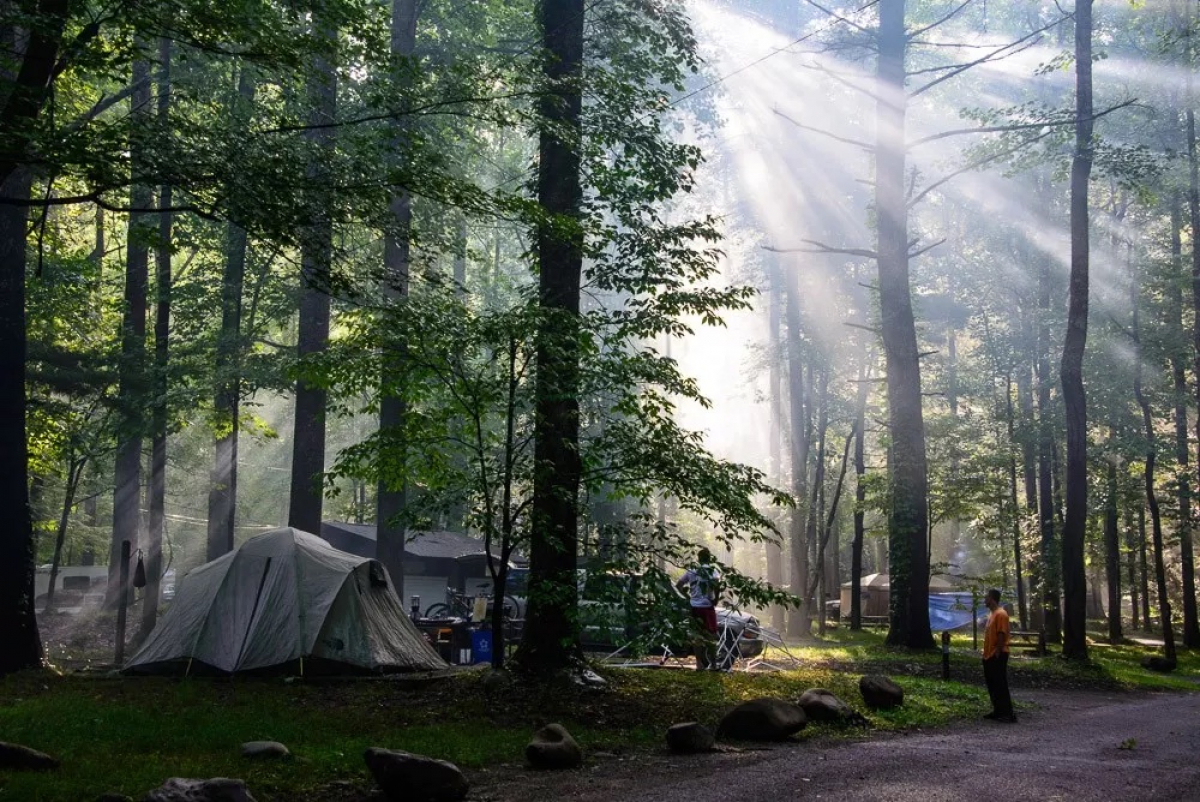 The drowning occurred near Smokemont Campground. NPS photo