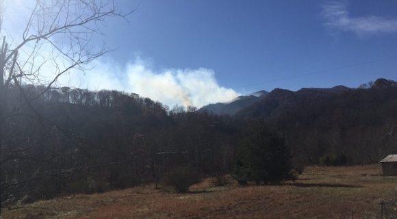 Fire at Cold Mountain exceeds 100 acres
