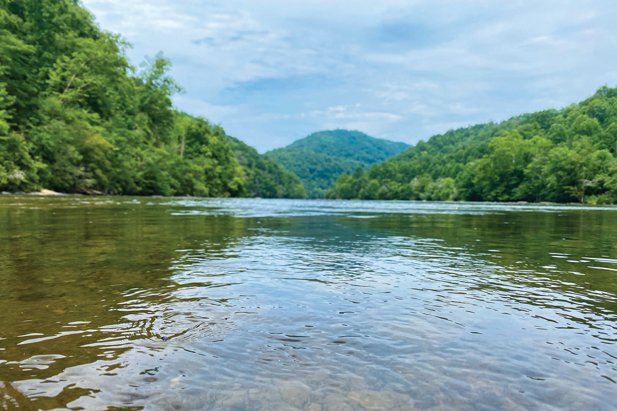 The Little Tennessee River runs through Macon County. Hannah McLeod photo