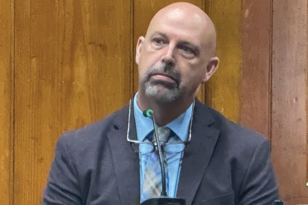 Brad Hoxit was removed as Graham County sheriff following a contentious hearing last month. 