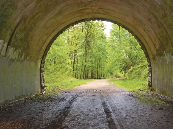 The Road to Nowhere has become a popular tourist attraction in Bryson City. File photo