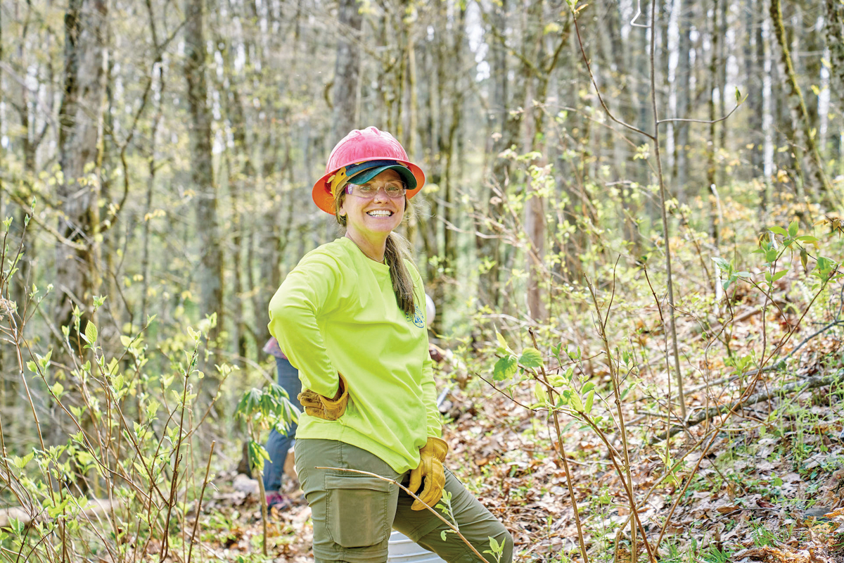 The enthusiastic group of volunteers enjoyed great weather during the cleanup. Donated photo