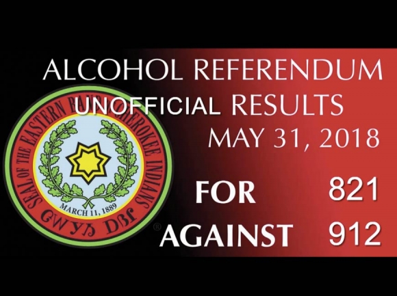Cherokee votes no on alcohol