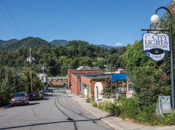 While Sylva’s downtown sees significant tourism traffic, its city limits contain few hotels        or other lodging businesses. File photo