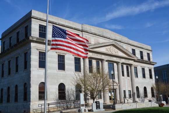 Haywood commissioners met in emergency session on the morning of March 26.