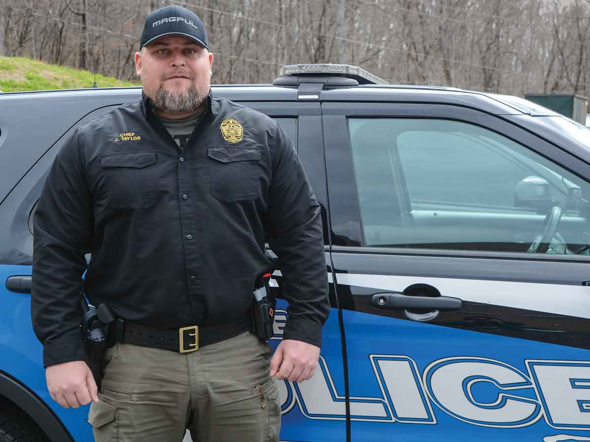 Cherokee Police Chief Josh Taylor.