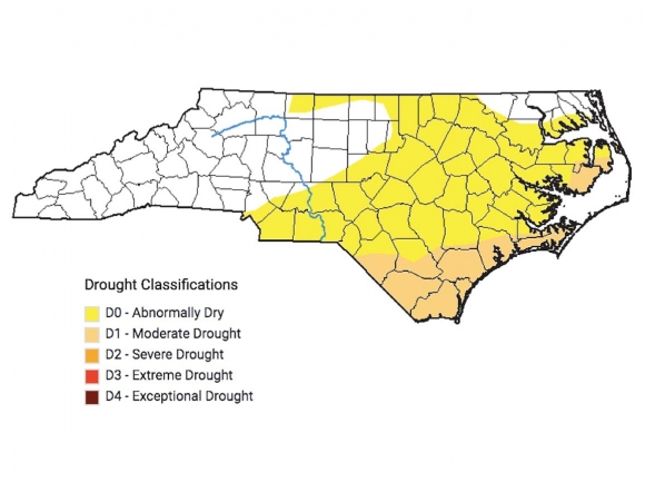Drought enters N.C. after long absence