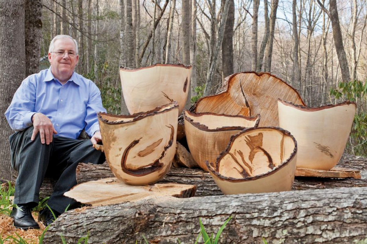 Mike McKinney is a Maggie Valley woodturner. File photo