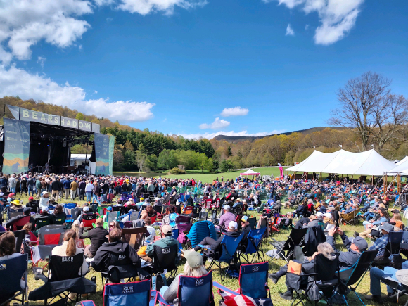Jason Isbell performed at the Bear Shadow Music Festival in Highlands.
