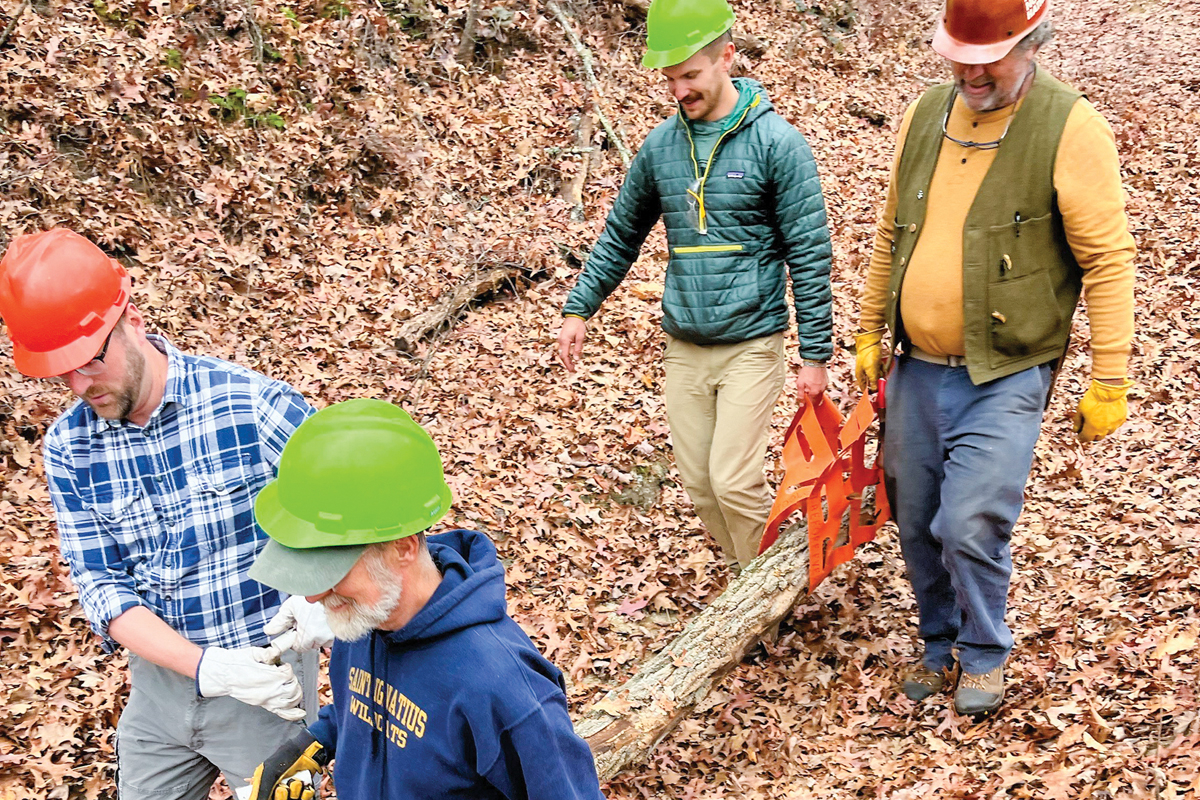 Friends of Panthertown hosts trail work days on the first Tuesday and third Saturday of each month. Donated photo