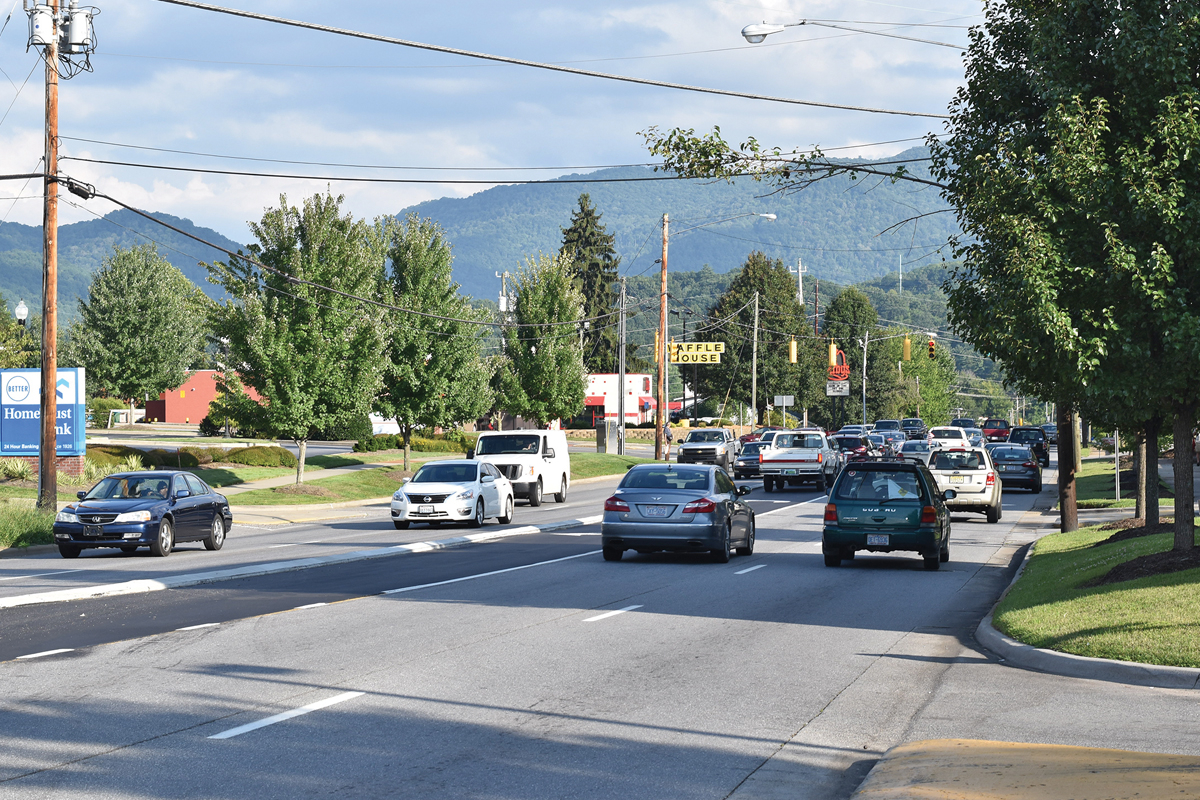 Russ Avenue construction starts in Waynesville