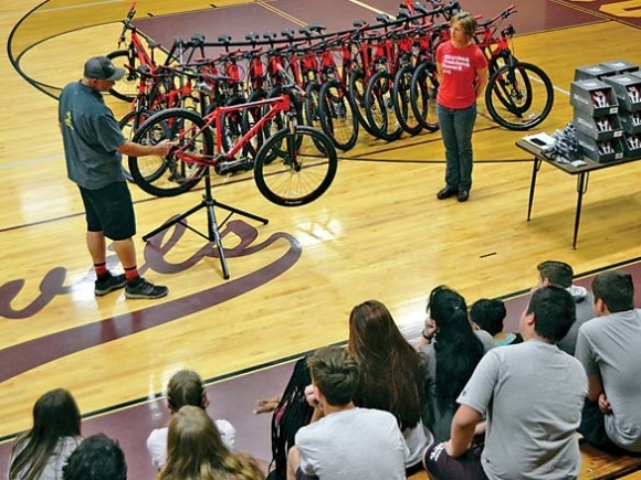 Mountain bikes roll into Swain High