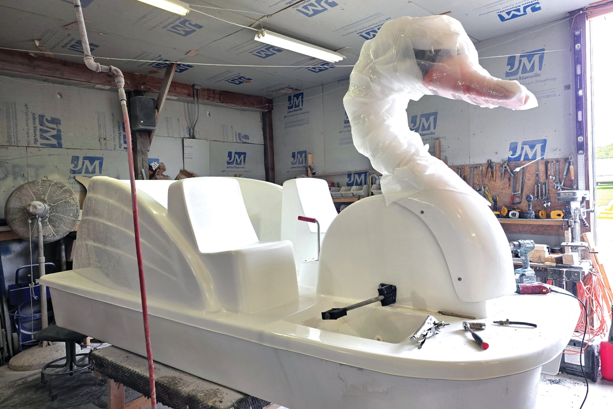Swan boats to debut at Lake Junaluska