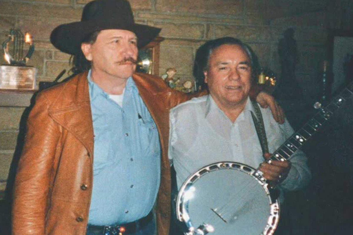 Raymond Fairchild and Earl Scruggs. File photo