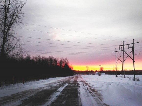 The backroads of Plattsburgh, New York. Garret K. Woodward