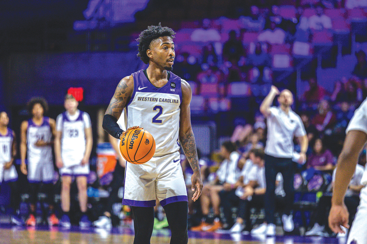 Senior guard Vonterius Woolbright has been a key factor in WCU men’s basketball’s success this year. 