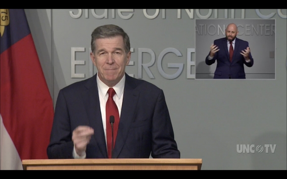 Gov. Roy Cooper announces his plan to reopen schools safely.