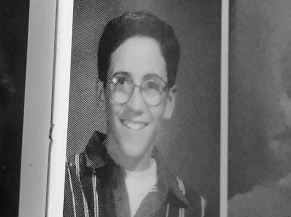 Garret in seventh grade, 1997.
