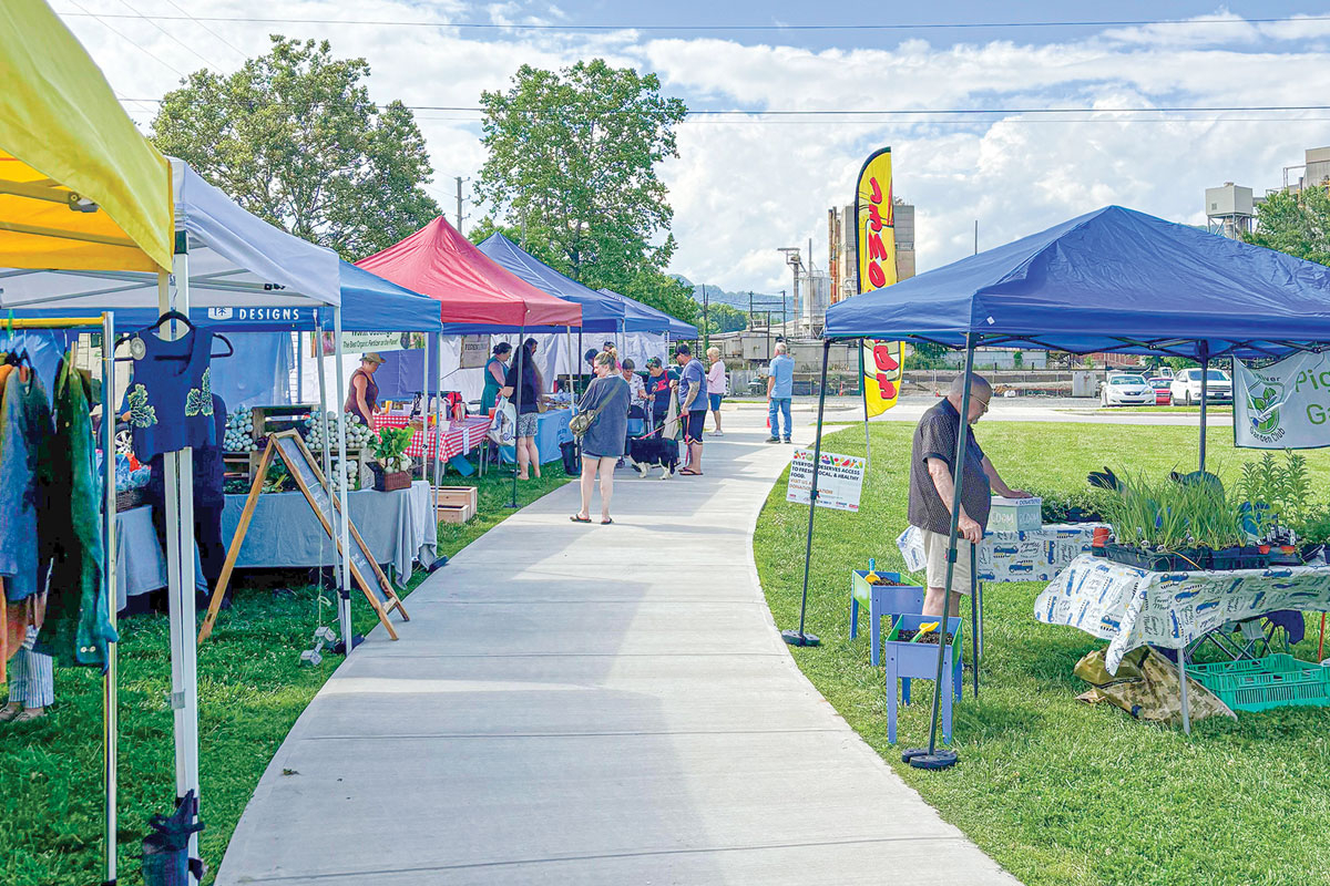 Canton’s farmers market is in its fifth season. Donated photo