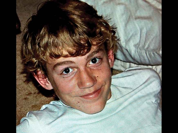 Riley Howell during his seventh-grade year. Donated photo