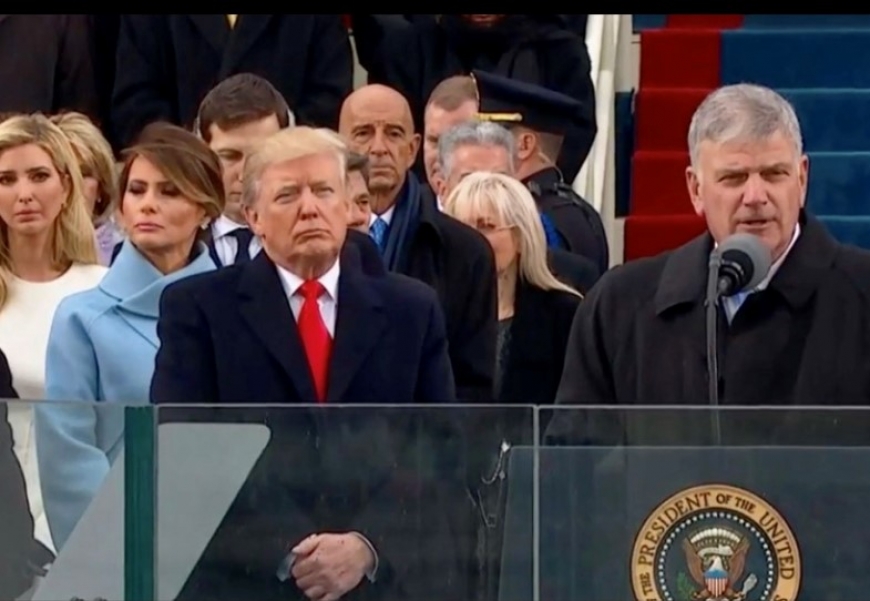 Franklin Graham offered a prayer at President Trump&#039;s inauguration in 2017.
