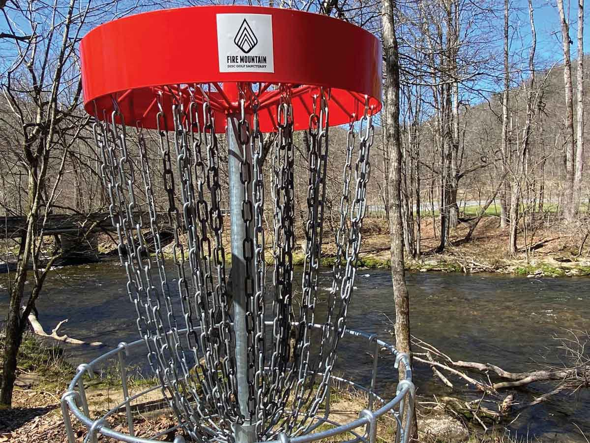 The 18-hole golf course winds along Raven Fork in Cherokee. EBCI photo