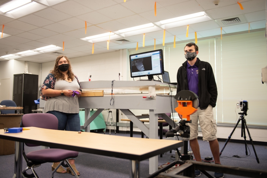 WCU students research which masks work the best