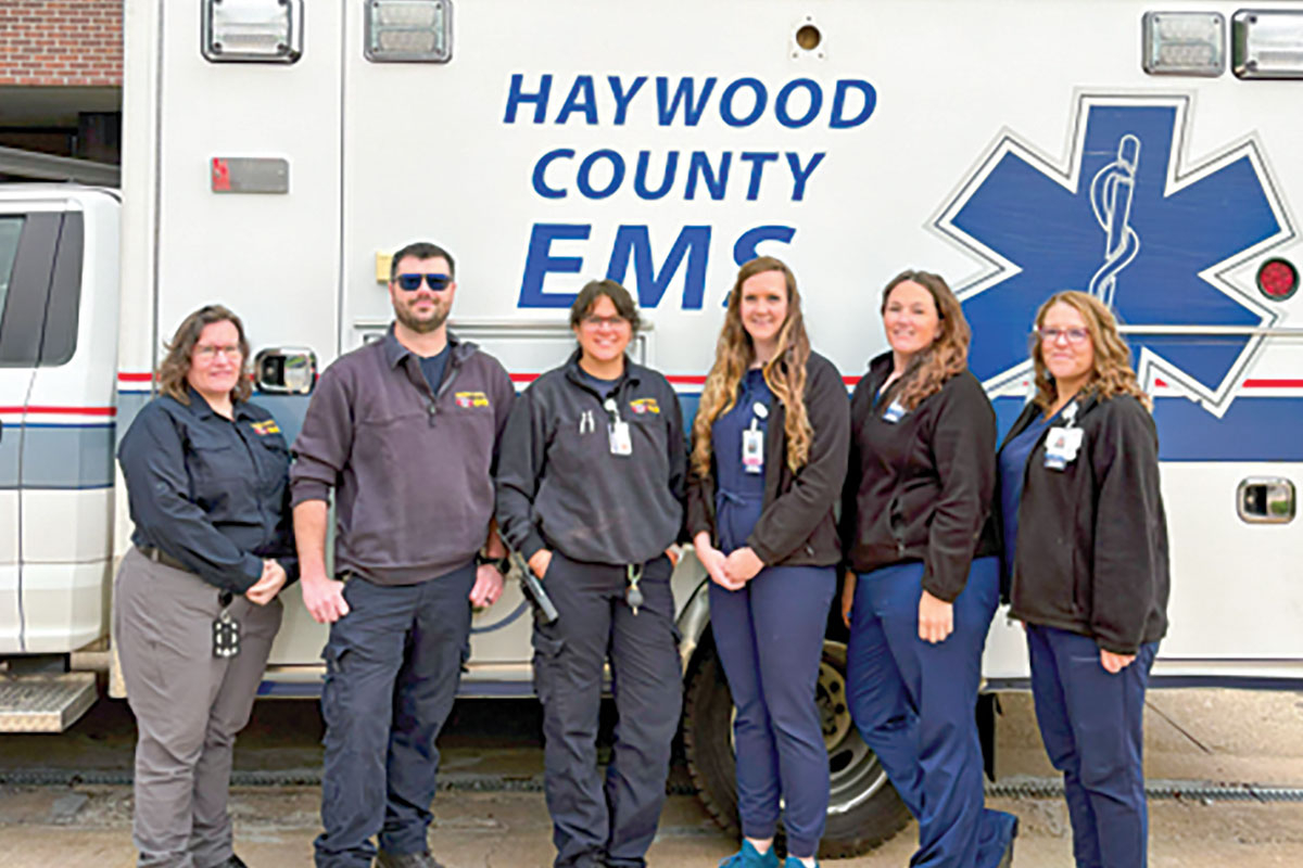 The new wristband project will ensure emergency responders and other medical professionals, like those seen here, will know that a patient may be postpartum. Donated photo