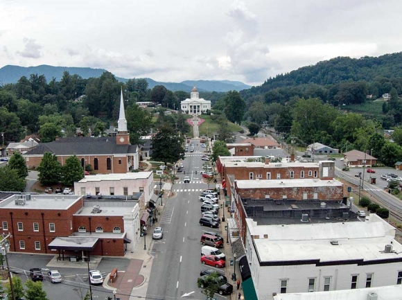 Downtown Sylva. Margaret Hester photo