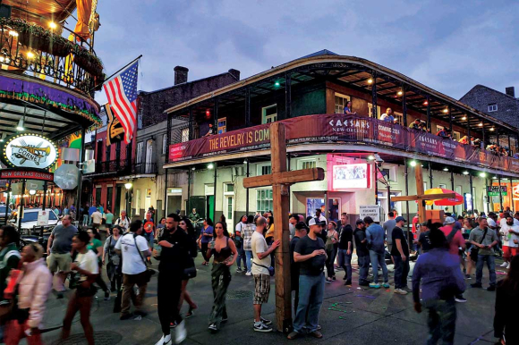 Bourbon Street in New Orleans. (Garret K. Woodward photo)