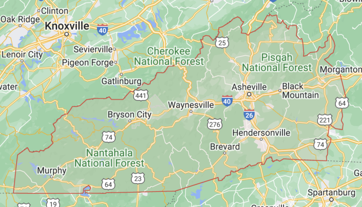 North Carolina&#039;s 11th Congressional District contains the westernmost counties in the state.