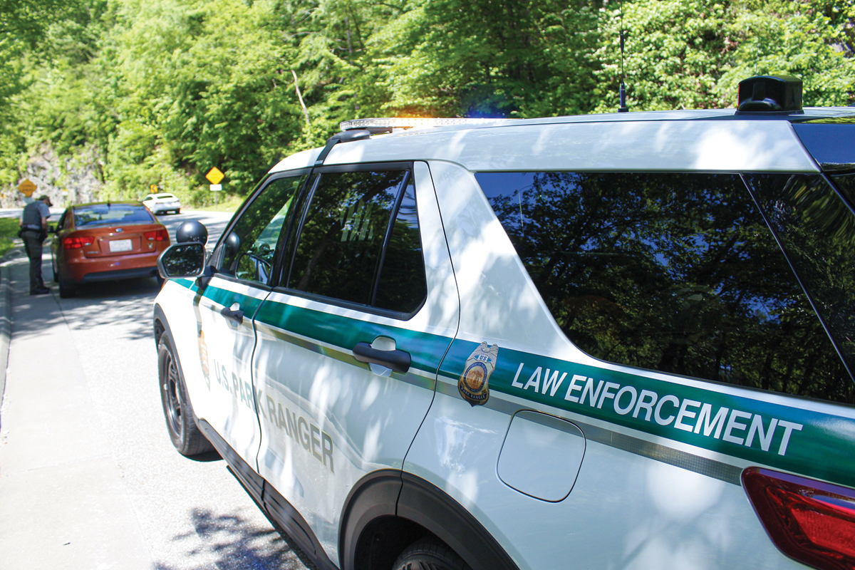 Great Smoky Mountains National Park is reminding visitors to slow down. 