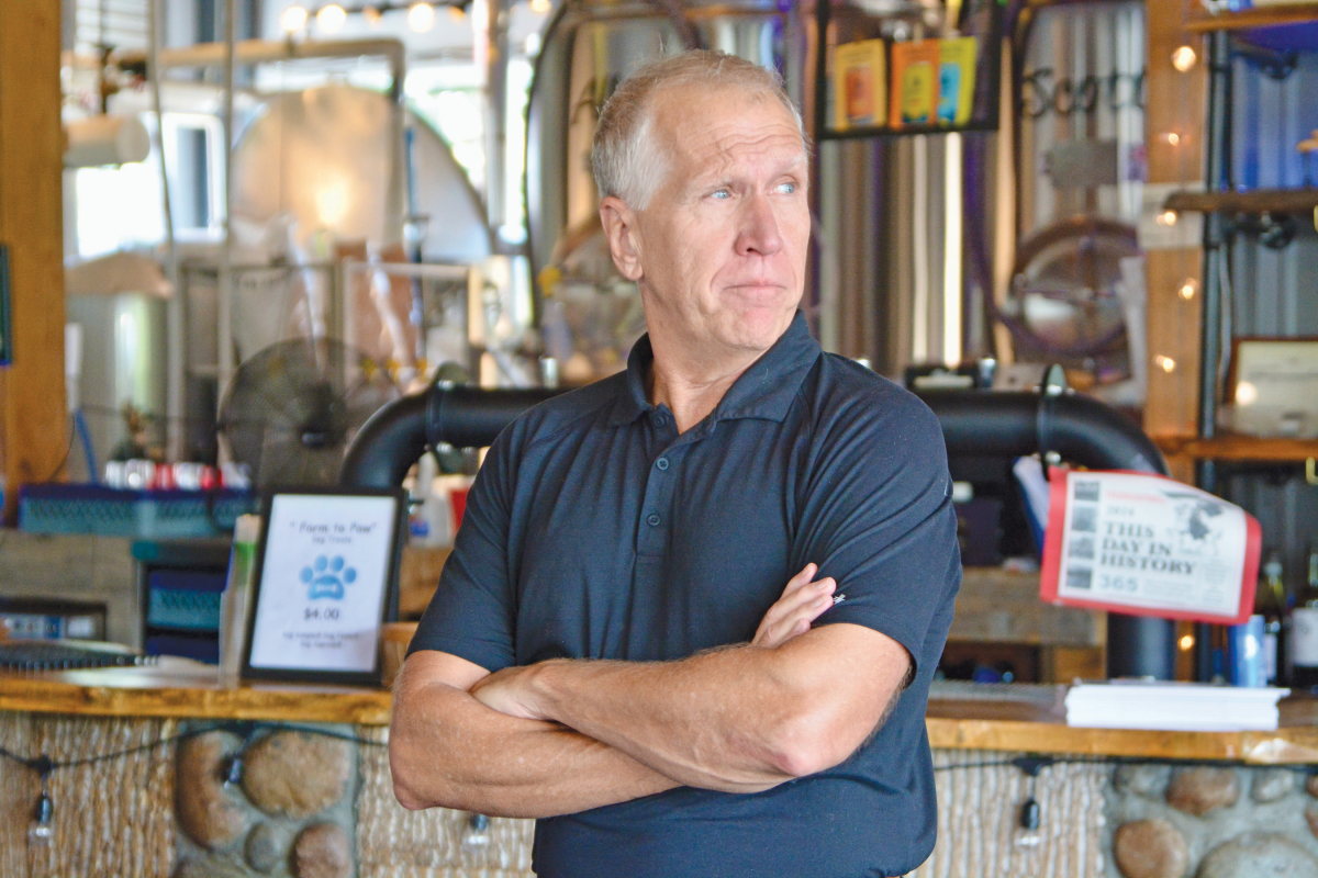 U.S. Senator Thom Tillis returned to Canton last week to speak with local leaders. Cory Vaillancourt photo