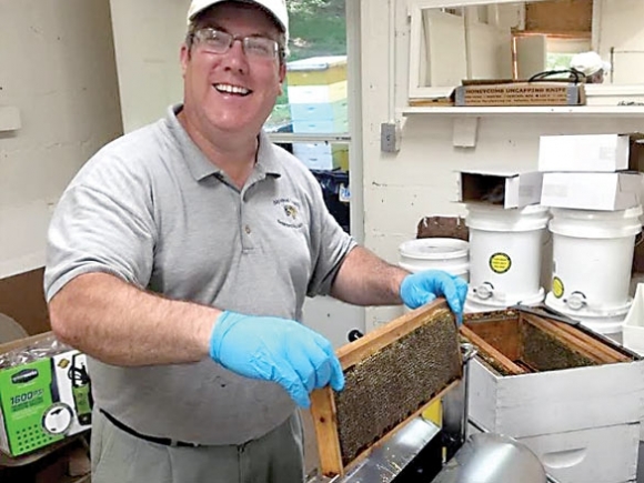 Haywood gets a honey extractor