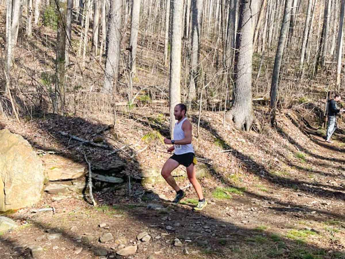 Boone resident Ryan Woods cruises into first place. Scott McLeod photo