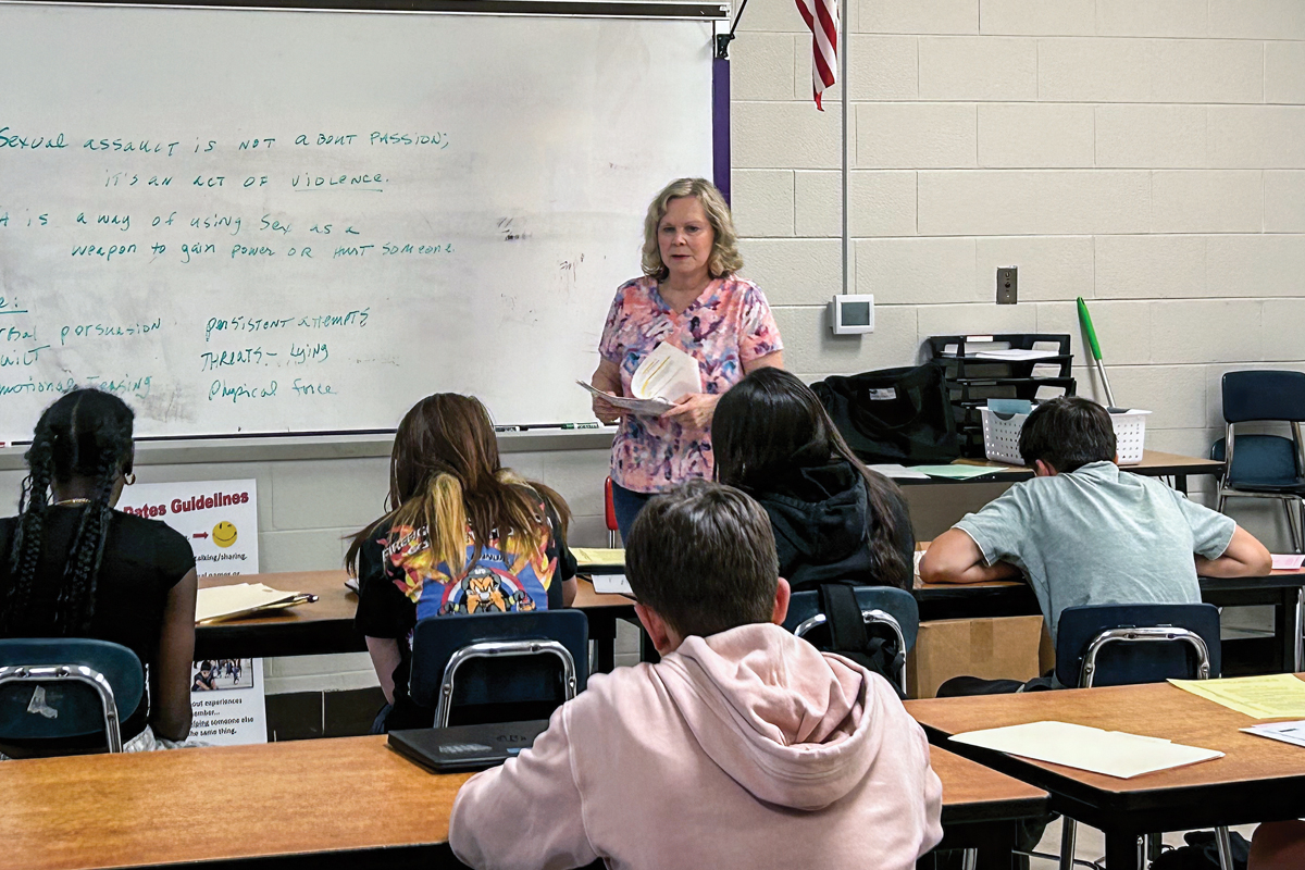 Queen has spent neary two decades educating Haywood students. 