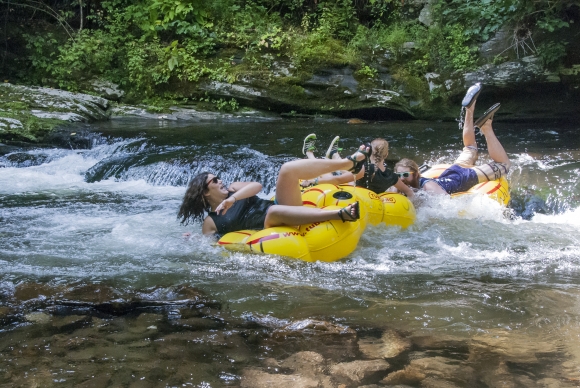 Tubing in Deep Creek