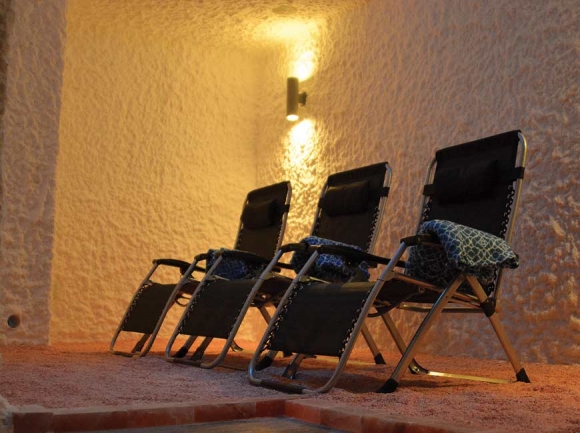 A rainbow of relaxation awaits at the Waynesville Salt Room. Cory Vaillancourt photo