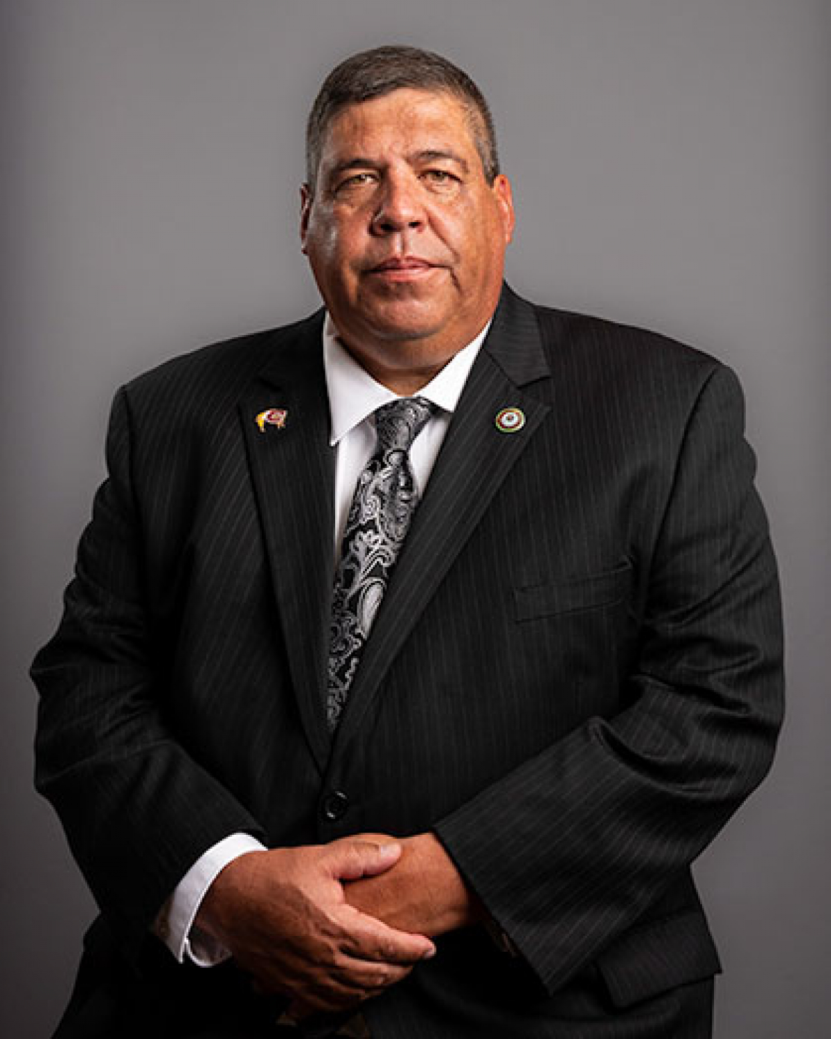 Bill Taylor is shown in his official portrait for the 2021-2023 term. EBCI photo 