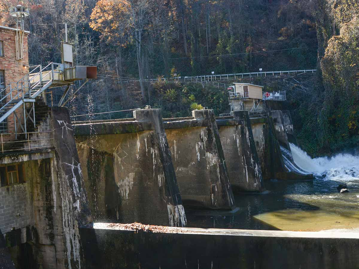 In use since 1925, Ela Dam sits above an ecologically important stretch of river. Holly Kays photo