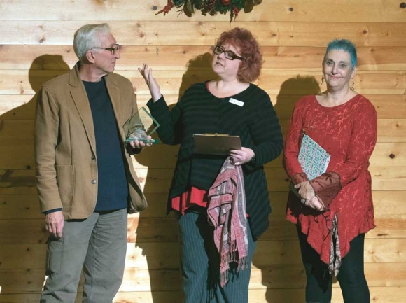 (From left) Steve Lloyd, Mia Self and Janice Schreiber. John Highmith photo